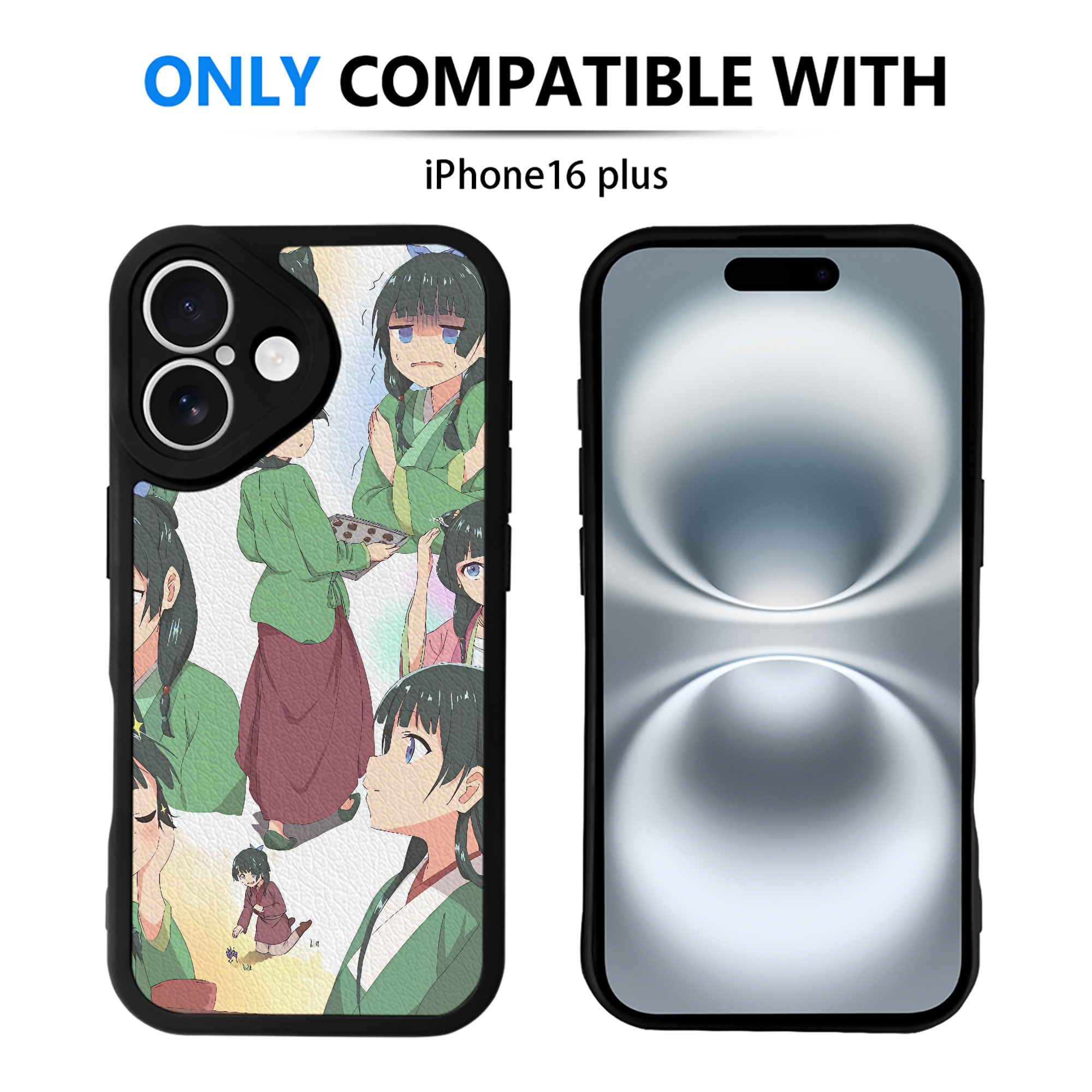 薬屋のひとりごと The Apothecary Diaries 【iPhone 16シリーズ対応】シリコンスマホケース（レザー調） 材質：シリコン